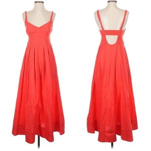 Jason Wu Coral Backless Maxi Dress